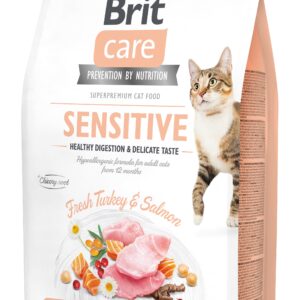 Brit Care Cat Sensitive 2 kg bezzbożowa sucha karma dla kotów wrażliwych