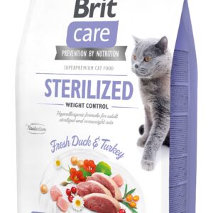 BRIT Care Cat Sterylized Weight Control 2 kg bezzbożowa sucha karma dla kotów sterylizowanych i z nadwagą