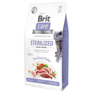 Brit Care Cat Grain Free Sterilized Weight Control 7 kg bezzbożowa sucha karma dla kotów sterylizowanych i z nadwagą