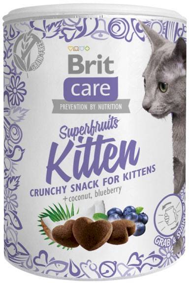 Brit Care Cat Superfruit Kitten 100 g bezzbożowa przekąska dla kota