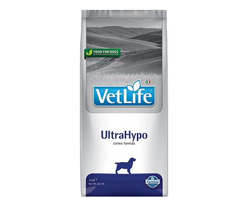 Vet Life ULTRAHYPO Dog 12kg karma dla psów z wrażliwym układem pokarmowym