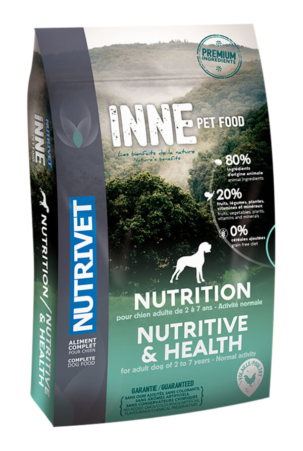 Nutrivet Inne PetFood Nutrition 12 kg karma bezzbożowa dla psów