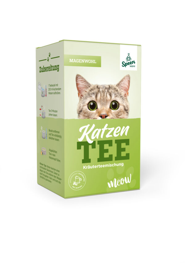 Herbatka dla kota wspomagająca układ pokarmowy